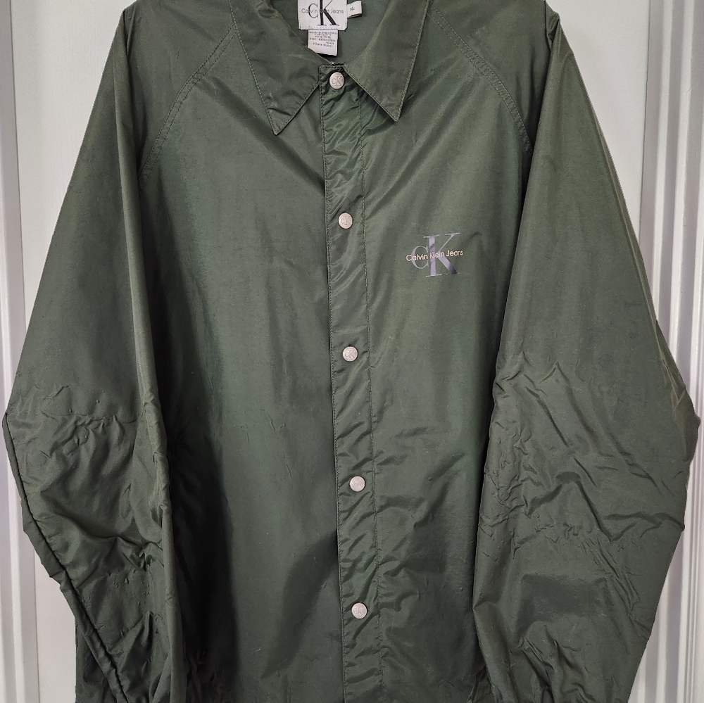 Men's 1996 Calvin Klein CK Full Zip Jacket Rare Vintage